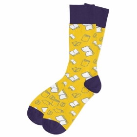 Skarpetki - Skarpetki pełne książek rozm. 42/46