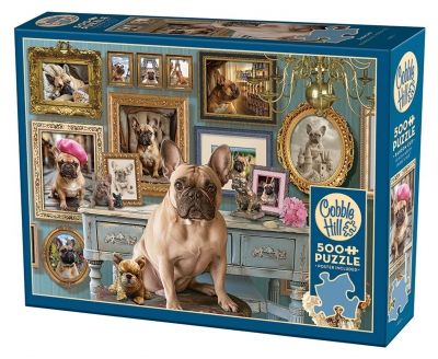 <img src='https://webimage.pl/pics/116/1/d625012451116.jpg' style='height:440px' /> Puzzle 500 Buldog francuski 113529