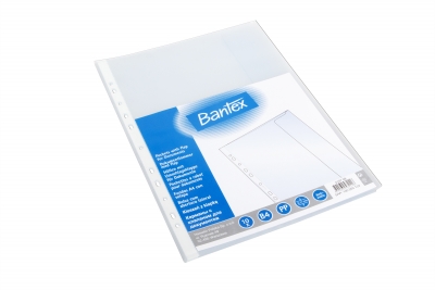 Koszulka na dokumenty Bantex z klapką - groszkowa A4 Maxi