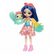 Enchantimals Prita Parakeet Lalka Papuga + zwierzątko (FNH22/HHB89)