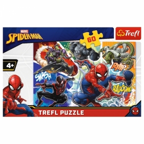 Puzzle 60: Waleczny Spider-man (17311)