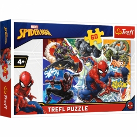 Puzzle 60: Waleczny Spider-man (17311)