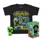 Koszulka i figurka Funko Pocket POP&Tee: Minecraft - Blue Creeper - M (70311)