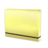 Teczka A4 lux na gumkę żółty pastelowy PENMATE