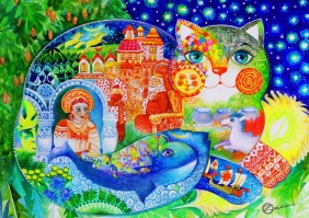 Bluebird Puzzle 1500: Rosyjska opowieść Oxana Tale (70411)