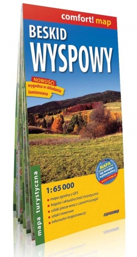 Beskid Wyspowy Mapa turystyczna 1:65 000