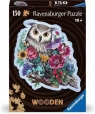 Ravensburger, Puzzle drewniane 150: Sowa (17511) Wiek: 10+