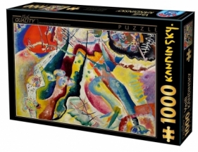 Puzzle 1000: Obraz z czerwonym punktem, Kandinsky