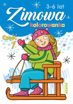 Zimowa kolorowanka cz.1 - Lidia Szwabowska