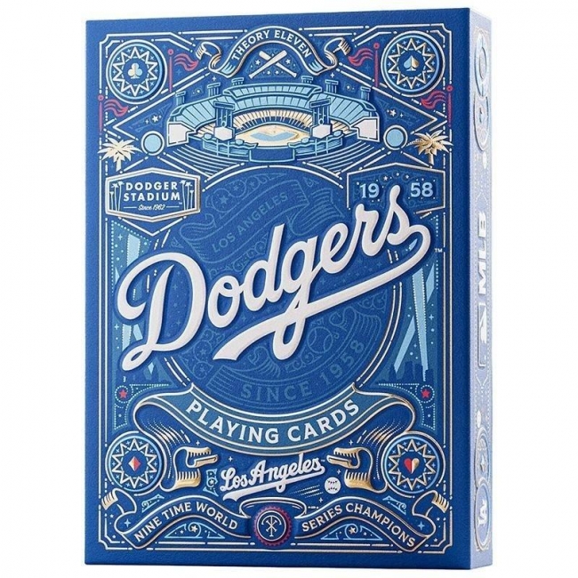 <img src='https://webimage.pl/pics/116/6/d0850080856116.jpg' style='height:440px' /> Los Angeles Dodgers Playing Cards by Theory11