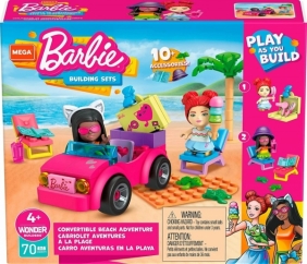 Mega Construx: Barbie, Plażowanie w Malibu - Zestaw klocków + 2 figurki (GWR79)