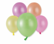 Balony pastelowe fluorescencyjne 12,5cm 100szt