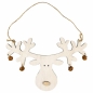 Renifer z dzwoneczkami zawieszka