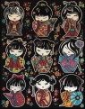 Kolorowanka welwetowa Laleczki Kokeshi 47x35cm