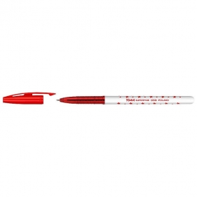 Długopis w gwiazdki Superfine - czerwony (119896)