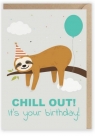Kartka urodzinowa Chill Out, eko koperta K012