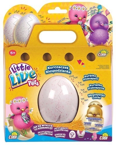 Little Live Pets Kurczaczek niespodzianka fioletowe (MO-28324-1)