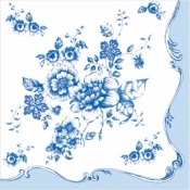 Serwetka BLUE FLOWERS