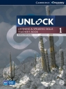 Unlock  1 Listening and Speaking Skills Teacher's Book + DVD Ostrowska Sabina