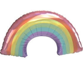 Balon foliowy Holo pastel rainbow