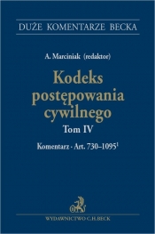Kodeks postępowania cywilnego Tom IV