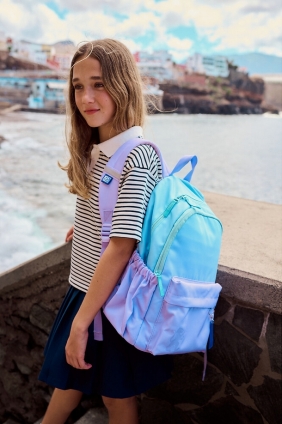 Plecak szkolny Oxford Gradient - lawendowy