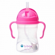 b.box Bidon ze słomką 240 ml, różowy granat (BB00511)