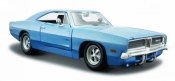 Model kompozytowy Dodge Charger R/T 1/25 Niebieski (10131256BU)