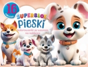 Superblok Pieski. Kolorowanki ze wzorem na naklejce - Opracowanie zbiorowe