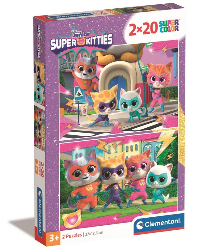 Puzzle 2x20 Super Kolor SuperKitties