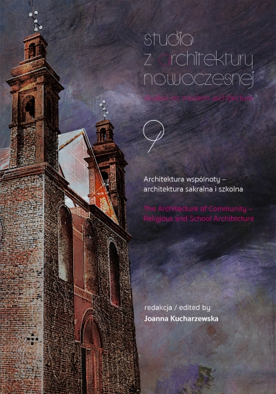 <img src='https://webimage.pl/pics/117/8/d9788366758117.jpg' style='height:440px' /> Studia z Architektury Nowoczesnej. Architektura wspólnoty – architektura sakralna i szkolna