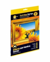 Papier foto A4/20ark błyszcz. Czerpany YELLOW ONE