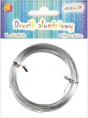 Drucik aluminiowy srebrny 1,25 mm 5m