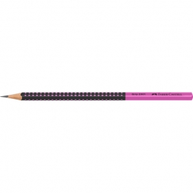 Ołówek Faber-Castell Jumbo Grip Two Tone - czarny/różowy (511911 FC)