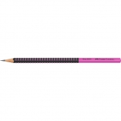 Ołówek Faber-Castell Jumbo Grip Two Tone - czarny/różowy (511911 FC)