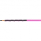 Ołówek Faber-Castell Jumbo Grip Two Tone - czarny/różowy (511911 FC)