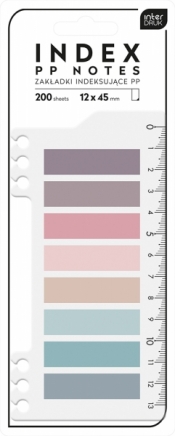 Interdruk, zakładki indeksujące PP Palette, 200 szt.