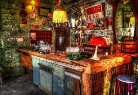 Bluebird Puzzle 1500: Bar w Budapeszcie Pixabay (70011)