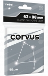 Koszulki na karty Rebel (63x88 mm) Corvus Light, 100 sztuk