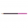 Ołówek Faber-Castell Grip 2001 Two Tone - czarny/różowy (517011 FC)
