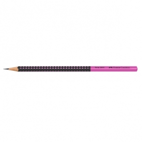Ołówek Faber-Castell Grip 2001 Two Tone - czarny/różowy (517011 FC)