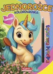 Tęczowa kredka. Jednorożce z naklejkami - Katarzyna Salamon