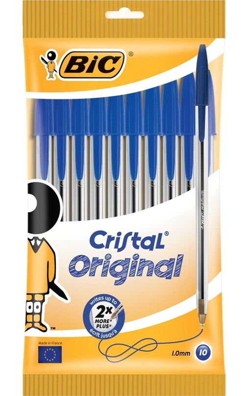 Długopis Cristal Original Niebieski 10 sztuk