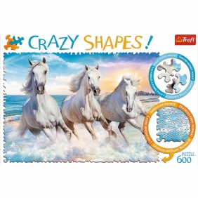 Trefl, Puzzle 600: Crazy Shapes! - Galop wśród fal (11111)