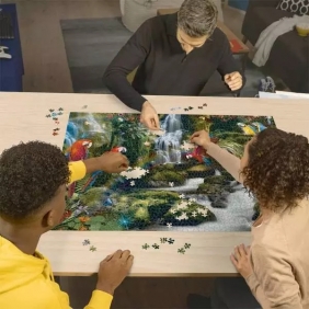 Ravensburger, Puzzle 2000: Papugi w dżungli (17111)