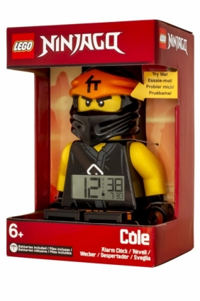 Budzik LEGO®: Ninjago - Cole (7001118)