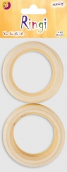 Ringi drewniane 6cm 4szt