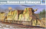 TRUMPETER German Kanonen und Flakwagen (01511)