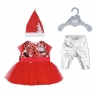  Baby born - Xmas Dress 43cm