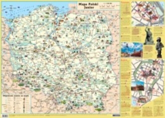 Mapa w tubie: Polska (dla dzieci)